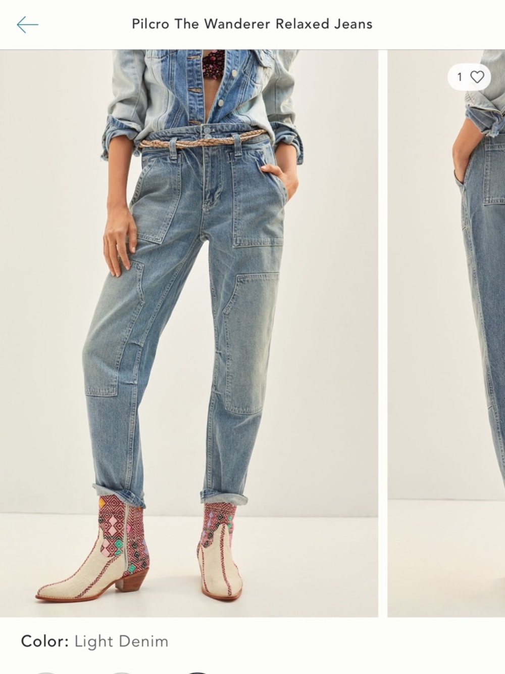 Pilcro the wanderer relax fit jeans